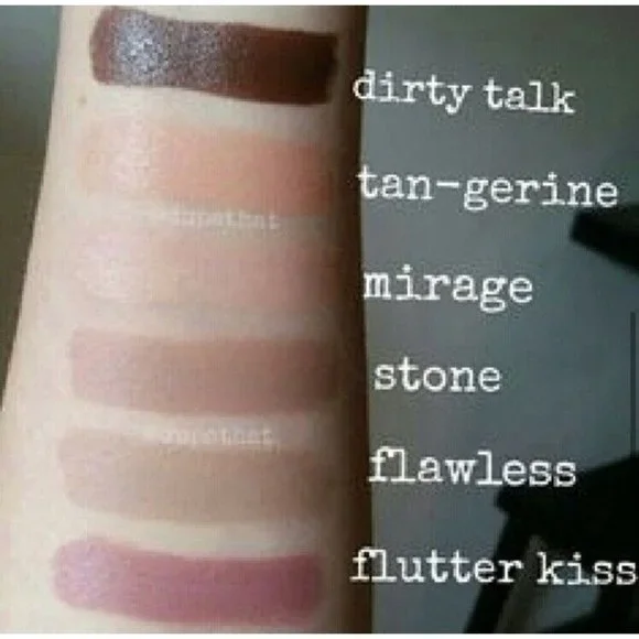 2 Pk NYX High Voltage Lipstick Creamy Shiny Neutral Peach Tan-Gerine New/Sealed - Picture 5 of 5